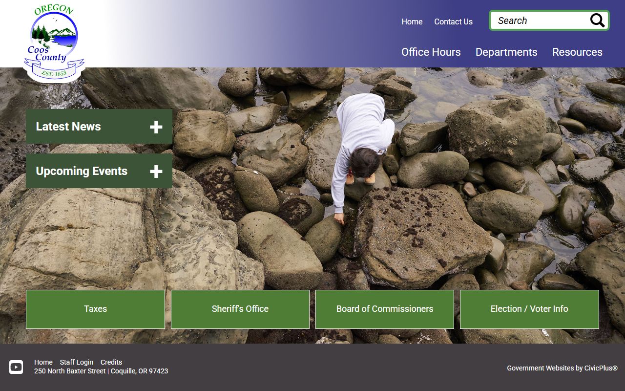 Coos County Sheriff office 24 hour booking records