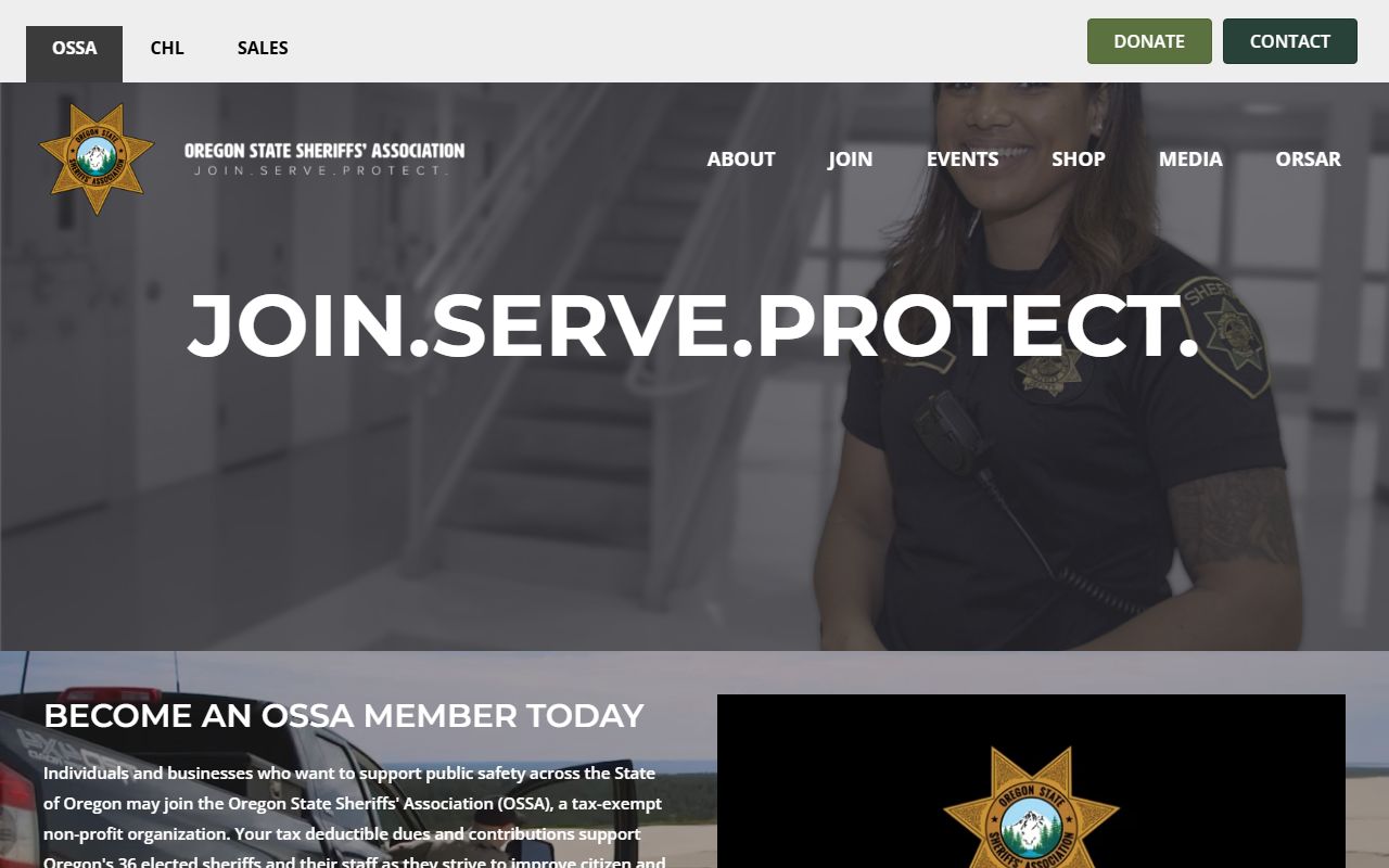 Oregon State Sheriffs Association 24 hour booking resources